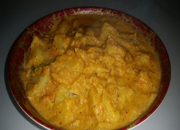 Bengali style potato Curry