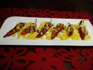 Mexican Spicy Stuffed chilli