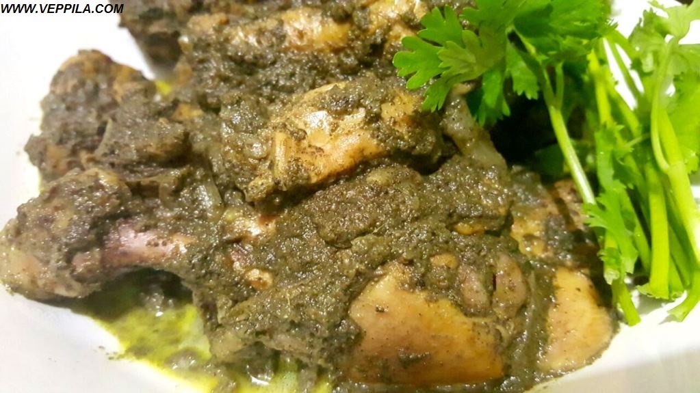 Chicken with black sesame seeds