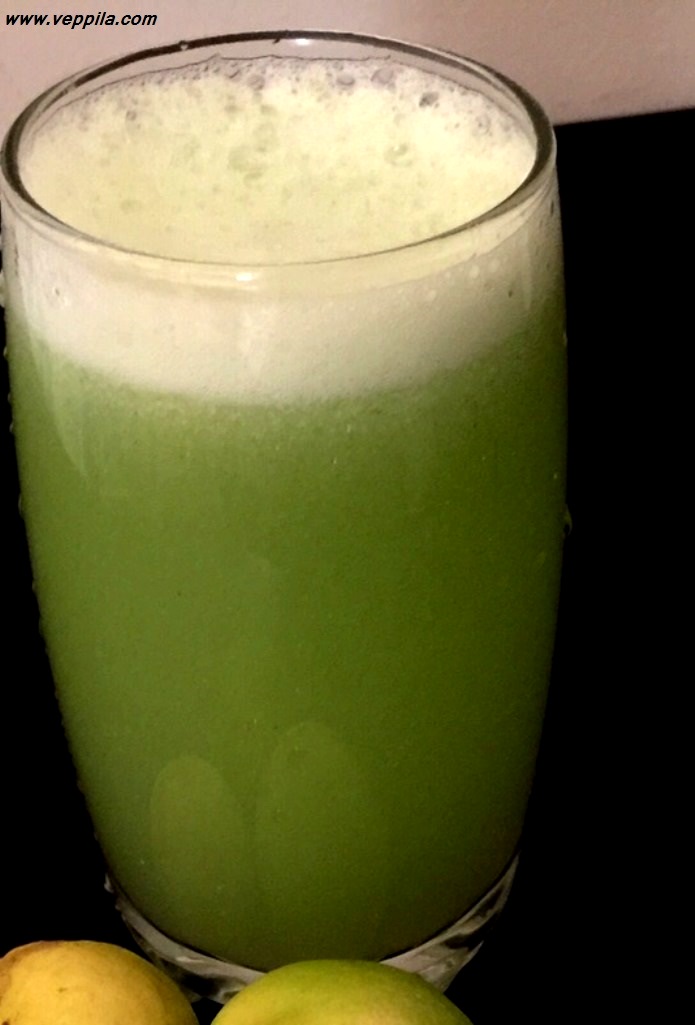 Cool Drink with Tulsi Leaves