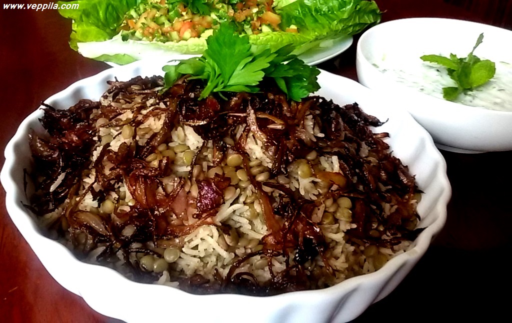 MUJADDAR-LENTIL-RICE