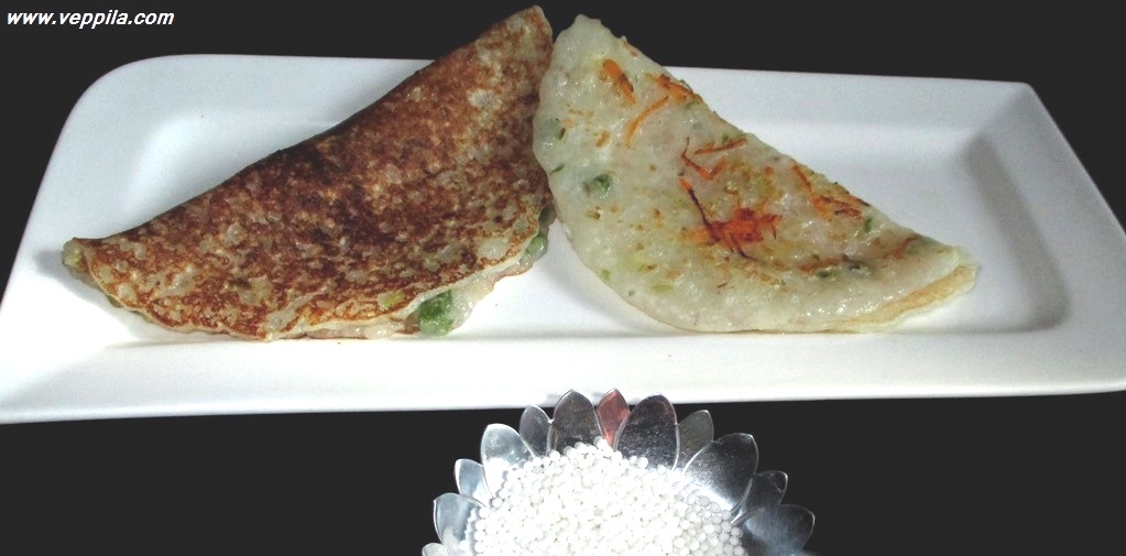 " Sago/ Sabudana dosa