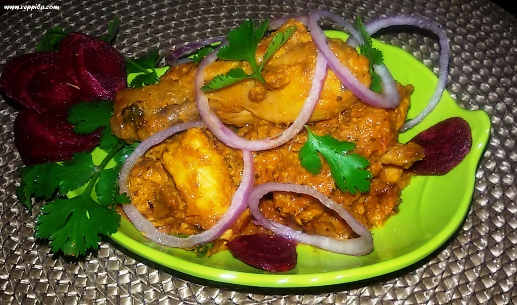 Beetroot Chicken Masala