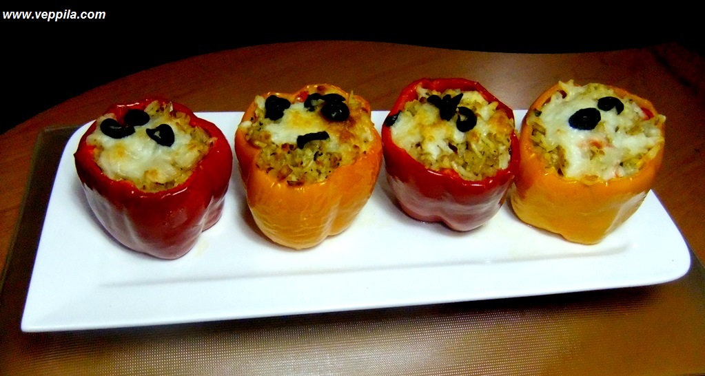 Chicken Stuffed Capsicum