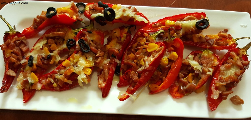 Mexican Spicy Stuffed chilli