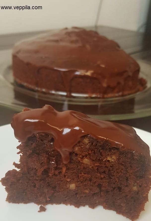 Easy chocolate banana cake