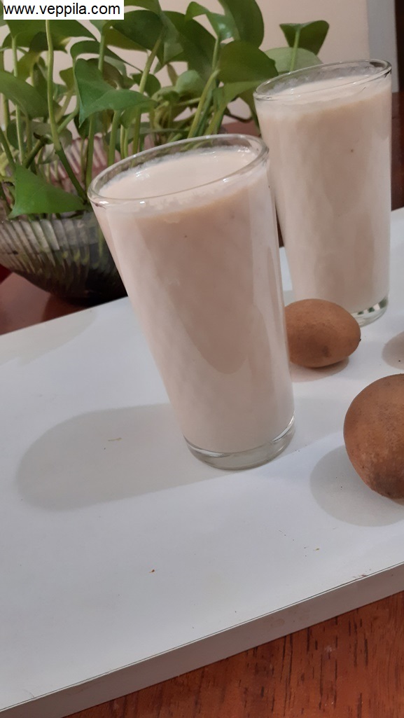 Chikkoo alond shake