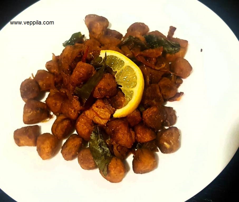 Soya chunks dry fry