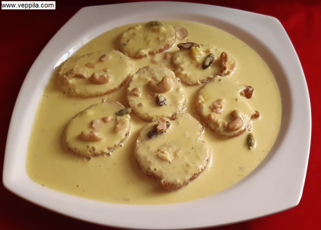 Shahi tukada with rusk